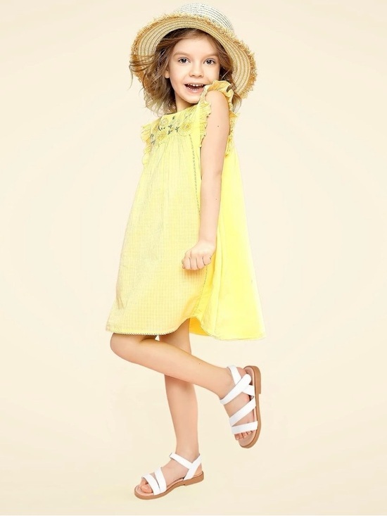 PandaNinjia Other - PANDANINJIA Girls Sandals Monica Summer Open Toe Flats Shoes Dress Sandals 2